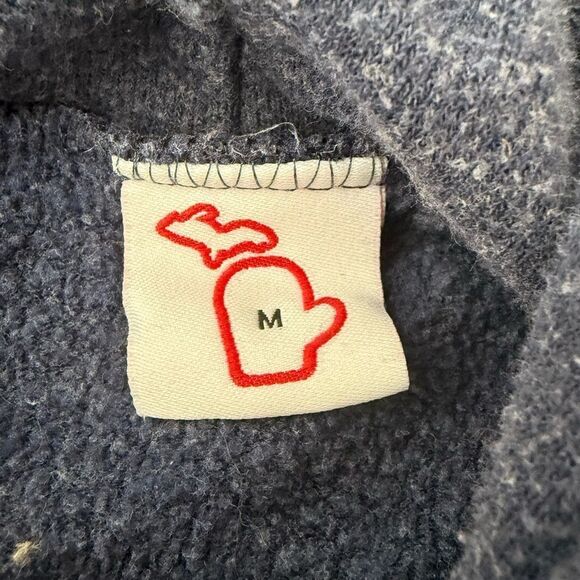 Mitten State Michigan Home Hoodie Hooded Sweatshirt Medium Navy USA - Picture 5 of 6